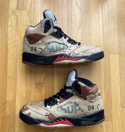 Supreme Air Jordan 5 Retro Desert Camo