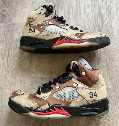 Supreme Air Jordan 5 Retro Desert Camo 2015