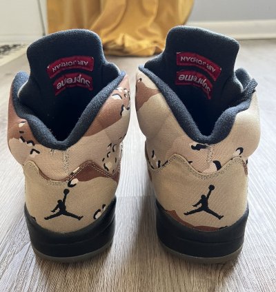 Supreme Air Jordan 5 Retro Desert Camo 2015