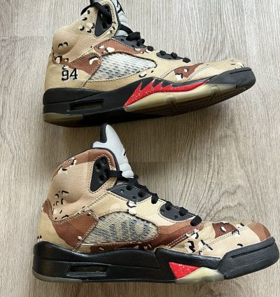 Supreme Air Jordan 5 Retro Desert Camo 2015