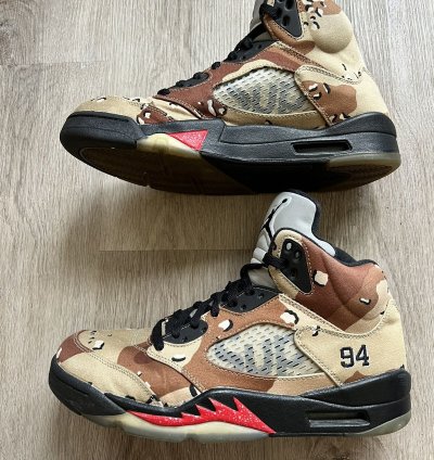 Supreme Air Jordan 5 Retro Desert Camo 2015
