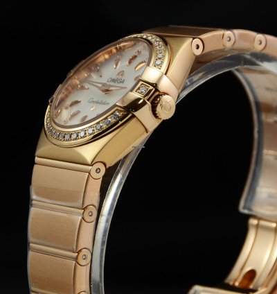 Omega Constellation Quartz Brushed Red Gold 123 55 27 60 55 002