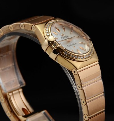 Omega Constellation Quartz Brushed Red Gold 123 55 27 60 55 002