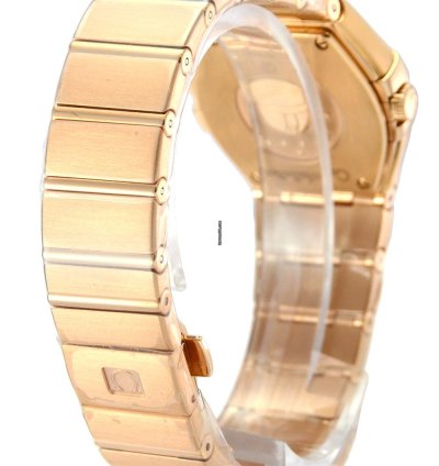 Omega Constellation Quartz Brushed Red Gold 123 55 27 60 55 002