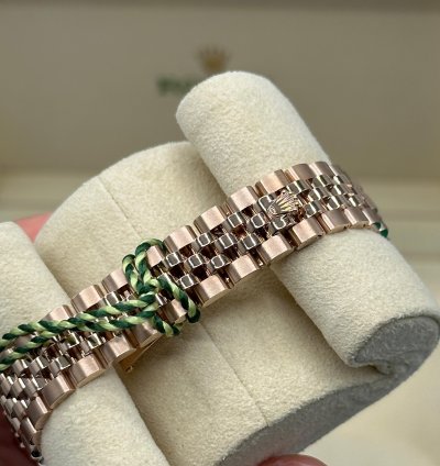 Rolex Lady-datejust Diamonds Green Jub
