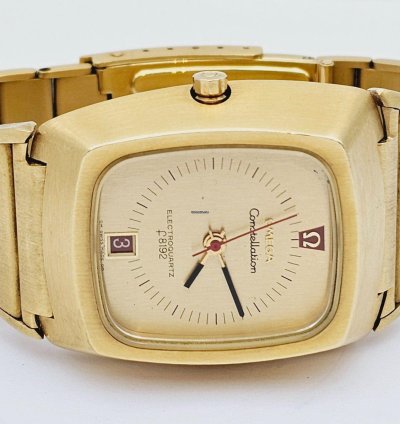 Omega Constellation Quartz Electroquartz Beta 21 Rf 196 005 18k 750 Gold 206g