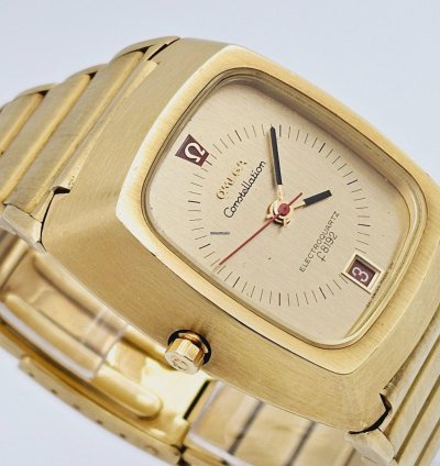 Omega Constellation Quartz Electroquartz Beta 21 Rf 196 005 18k 750 Gold 206g