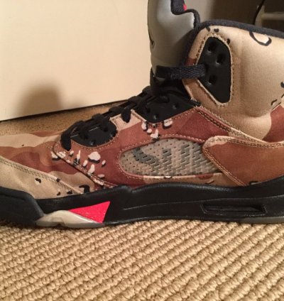 Supreme Desert Camo Jordan 5s