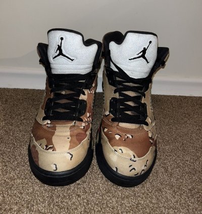 Supreme Desert Camo Jordan 5s