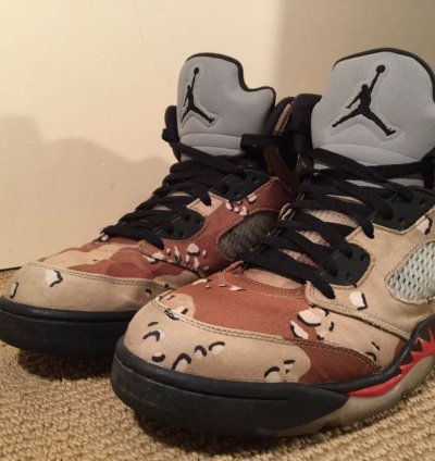 Supreme Desert Camo Jordan 5s