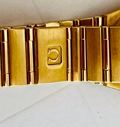Omega Constellation Quartz My Choice Mini Diamond And 18 Gold Lady Wrist Watch New Price 14999chf