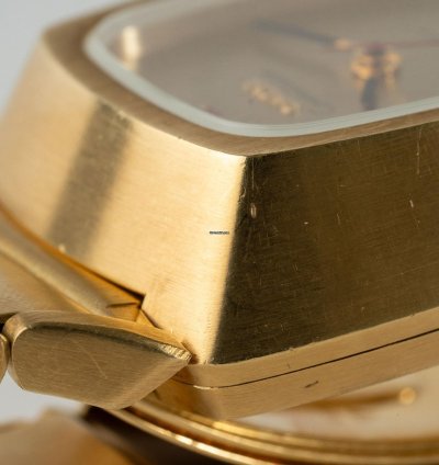 Omega Constellation Quartz Vintage Omega Constellation Electroquartz Beta 21 In 18k Gold With Original Box Reference 196 006 From The 1970s