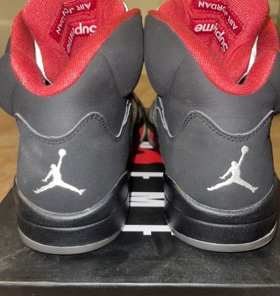 Supreme Jordan 5 Black 2015