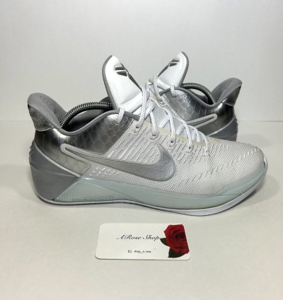 Nike Kobe Id White Silver Shoes Size 10