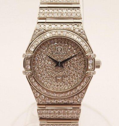 Omega Constellation Quartz White Gold Very Good