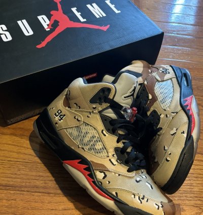 Supreme Jordan 5 Camo