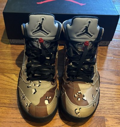 Supreme Jordan 5 Camo