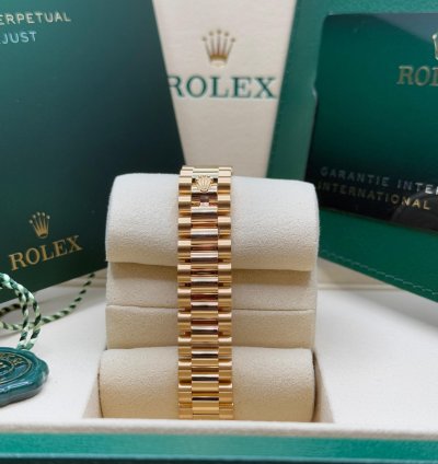 Rolex Lady-datejust New 2025 Mother Of Pearl Diamond Dial 18k Gold Fluted President Bracelet