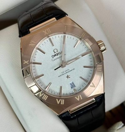 Omega Constellation Rose Gold Automatic Watch 39mm Constellation