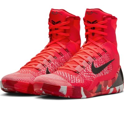 Nike Kobe Ix Elite Protro High Bright Crimson Blk-wht Sz 5m
