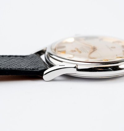 Omega Constellation Vintage Omega Constellation In 18k White Gold With White Pie-pan Dial 14381 2 From 1959