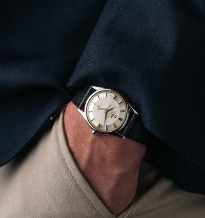 Omega Constellation Vintage Omega Constellation In 18k White Gold With White Pie-pan Dial 14381 2 From 1959