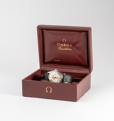 Omega Constellation Vintage Omega Constellation In 18k White Gold With White Pie-pan Dial 14381 2 From 1959