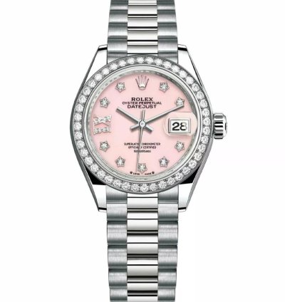 Rolex Lady-datejust New Unworn Oyster 28mm White Gold And Diamonds 279139rbr