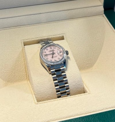 Rolex Lady-datejust New Unworn Oyster 28mm White Gold And Diamonds 279139rbr