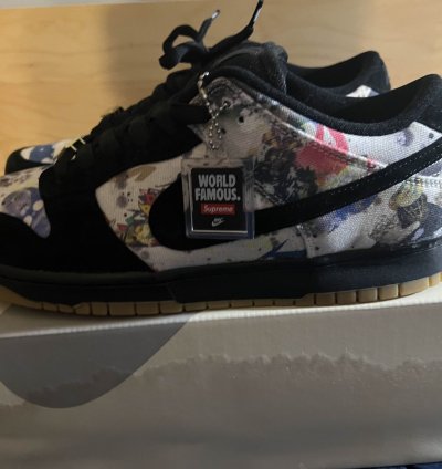 Supreme Nike Sb Dunk Low Og Qs - Rammellzee