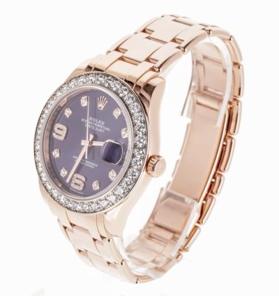 Rolex Lady-datejust Pearlmaster Aubergine