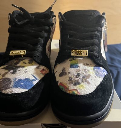Supreme Nike Sb Dunk Low Og Qs - Rammellzee