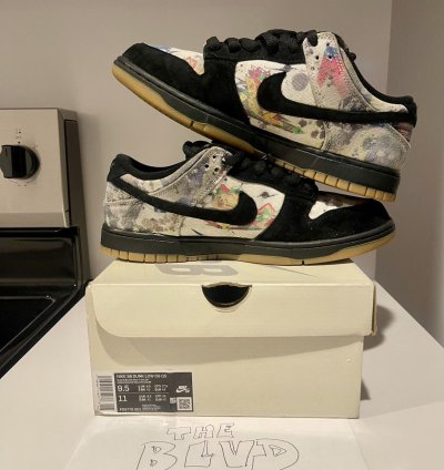 Supreme Nike Sb Dunk Low Og Qs Rammellzee