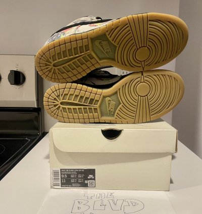 Supreme Nike Sb Dunk Low Og Qs Rammellzee