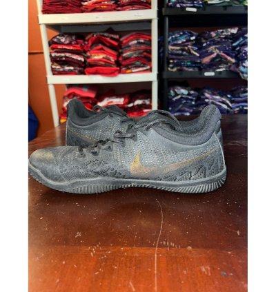 Nike Kobe Mamba Rage Black Gold Shoes Basketball Size 9 5