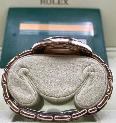 Rolex Lady-datejust Pearlmaster Rosegold Factory Orig Diamond Setting 34mm Box Papers Like New