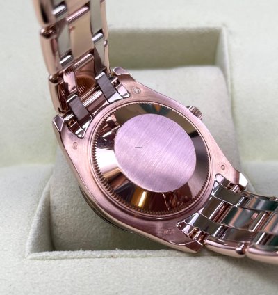 Rolex Lady-datejust Pearlmaster Rosegold Factory Orig Diamond Setting 34mm Box Papers Like New