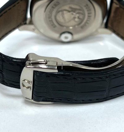 Omega De Ville Central Tourbillon White Gold Tourbillon Diamond Baguette Bezel Co Axial Chronometer Limited Edition