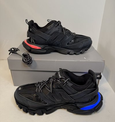 1500 Balenciaga Track Led Sneaker Black New Box Authentic