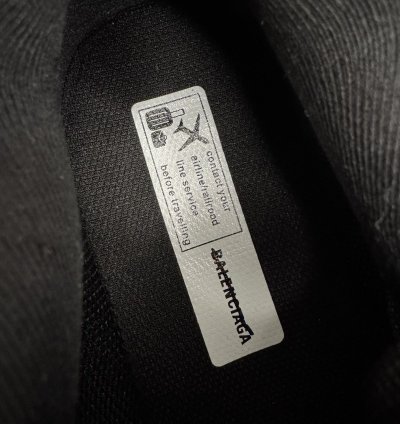 1500 Balenciaga Track Led Sneaker Black New Box Authentic