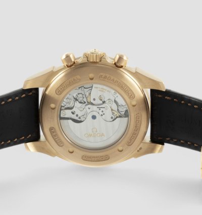 Omega De Ville Chronograph 18 Ct Red Gold Automatic Men Watch