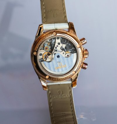 Omega De Ville Co-axial 18k Red Gold Diamond Bezel Mop Dial 422 58 35 50 05 002 35mm Full Set