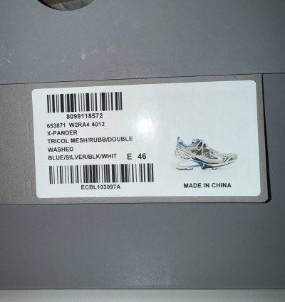 Balenciaga - Pander Blue Grey Size 46- Brand New Sneakers