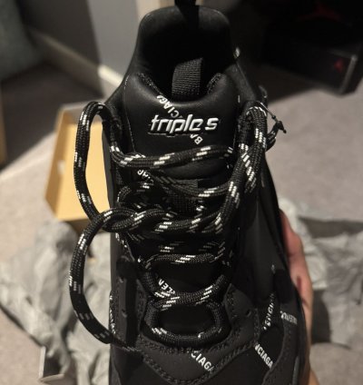 Balenciaga - Triple All Over Logo - Black