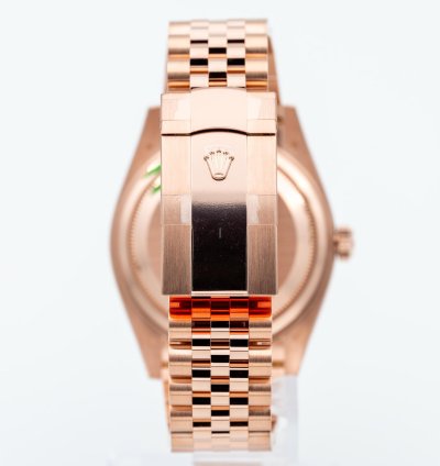 Rolex New 2025 336935 Blue Saros 18kt Rose Gold Jubilee Bracelet