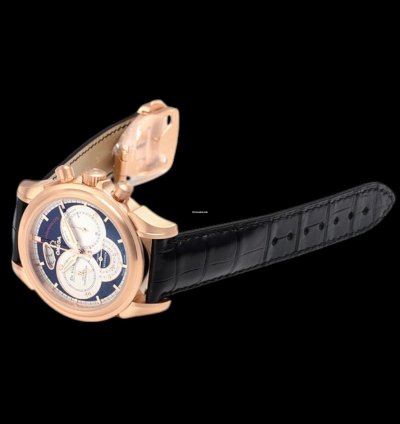 Omega De Ville Co-axial Chronoscope 41mm Automatic In Rose Gold