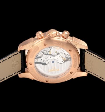 Omega De Ville Co-axial Chronoscope 41mm Automatic In Rose Gold