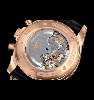Omega De Ville Co-axial Chronoscope 41mm Automatic In Rose Gold