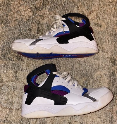 Air Flight Huarache Prm Qs White Lyon Blue