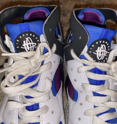Air Flight Huarache Prm Qs White Lyon Blue